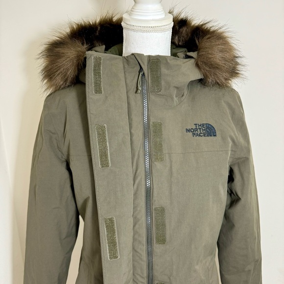 The North Face Women’s Arctic Parka New Taupe Green Down Coat Sz XS S M L XL XXL - Picture 5 of 11